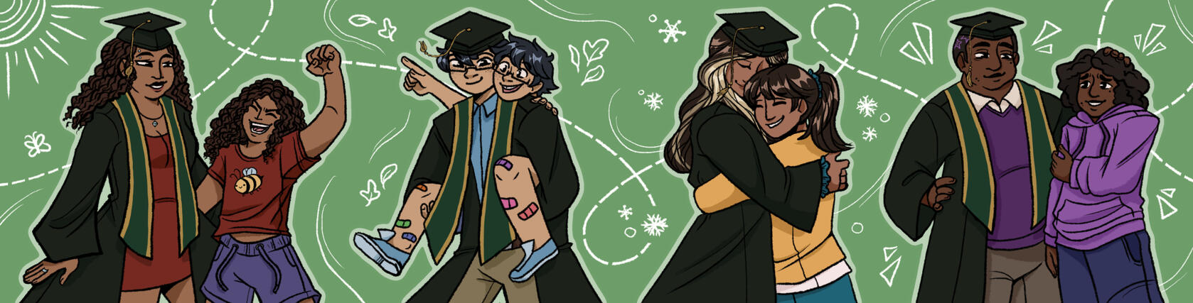 becoming (2024 | sac state mural, large-scale acryllic)